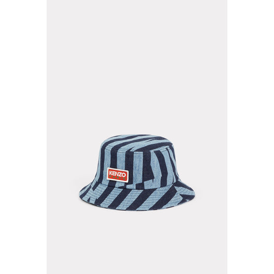 Men Bucket Hat - Rinse Blue Denim