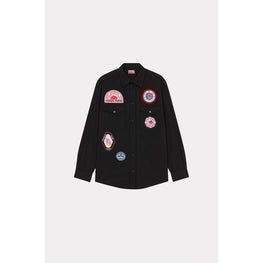 Men Kenzo Travel Military Shirt - Black