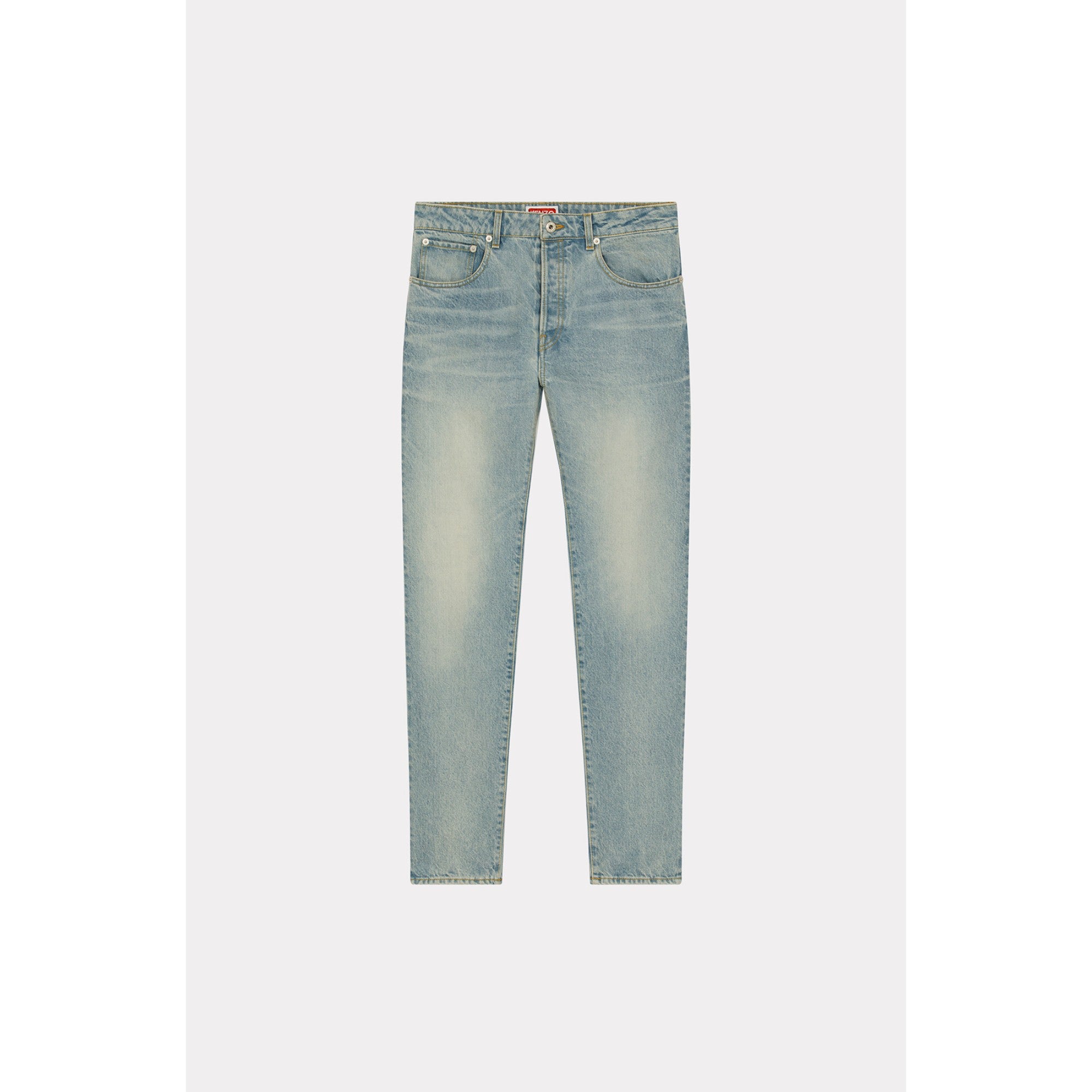 Men Medium Stone Bara Slim Jeans - Medium Stone Blue Denim