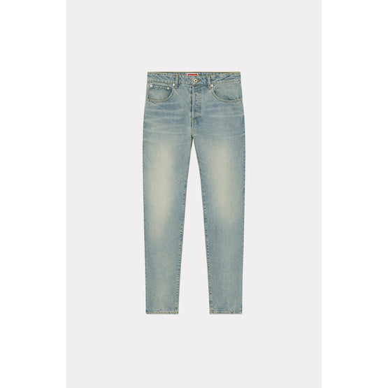Men Medium Stone Bara Slim Jeans - Medium Stone Blue Denim