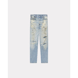 Men 501 1933 Distressed Jeans - Stone Bl Dirty Blue Denim