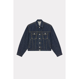 Men Rinse Denim Trucker Jacket - Rinse Blue Denim