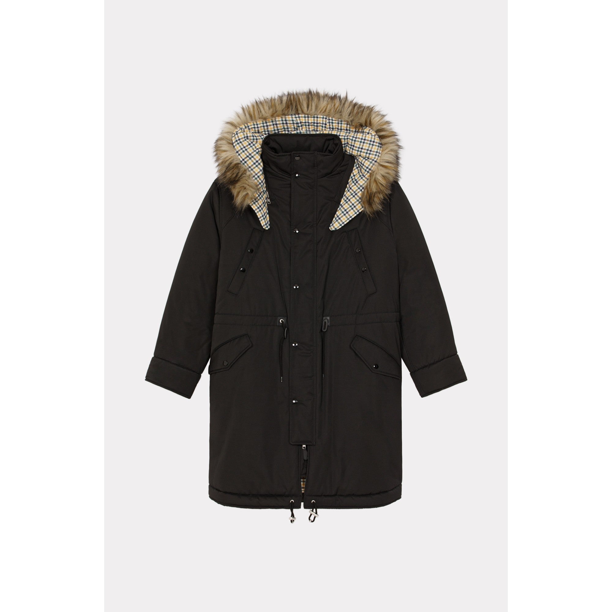 Men Winter Parka - Black