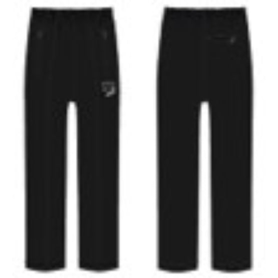 Men Tiger Varsity Trackpants - Black
