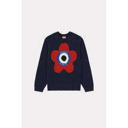 Men Kenzo Target Jumper - Midnight Blue