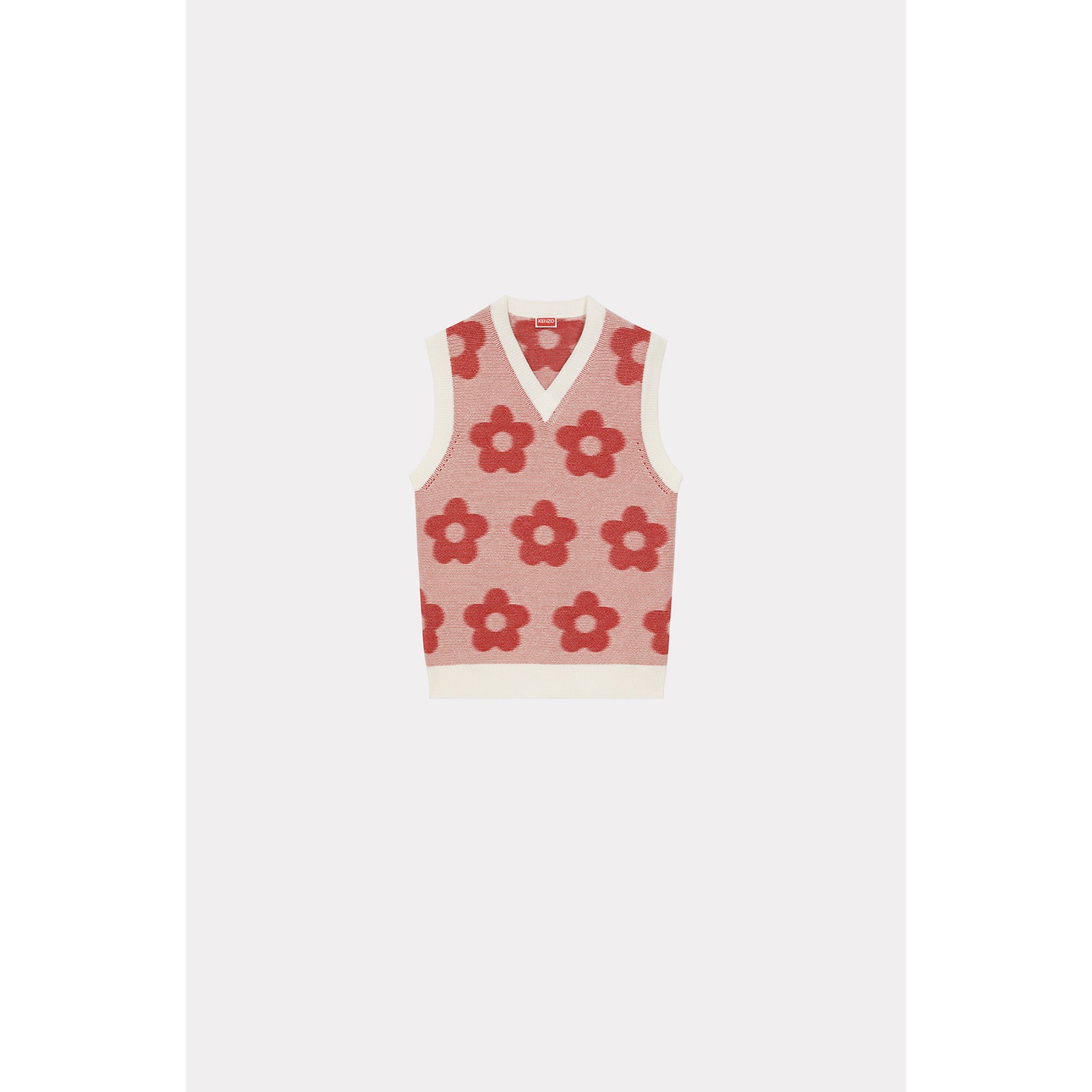 Men Kenzo Flower Spot Vest - Off White