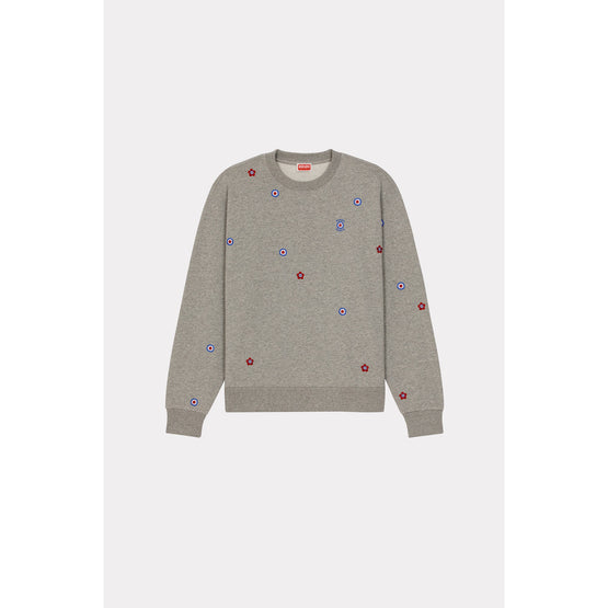 Men Kenzo Target Classic Sw - Pearl Grey