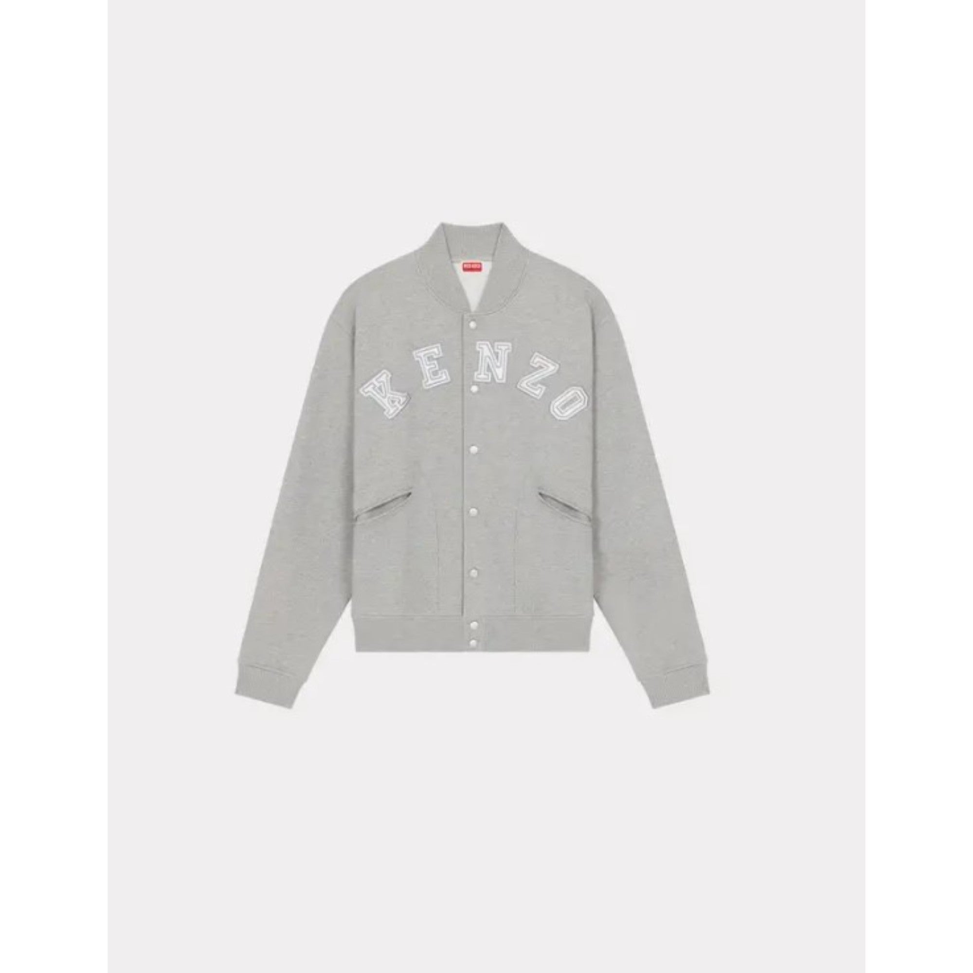 Men Kenzo Academy Bomber - Pearl Grey