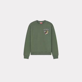 Men Tiger Varsity Classic Sweat - Dark Khaki