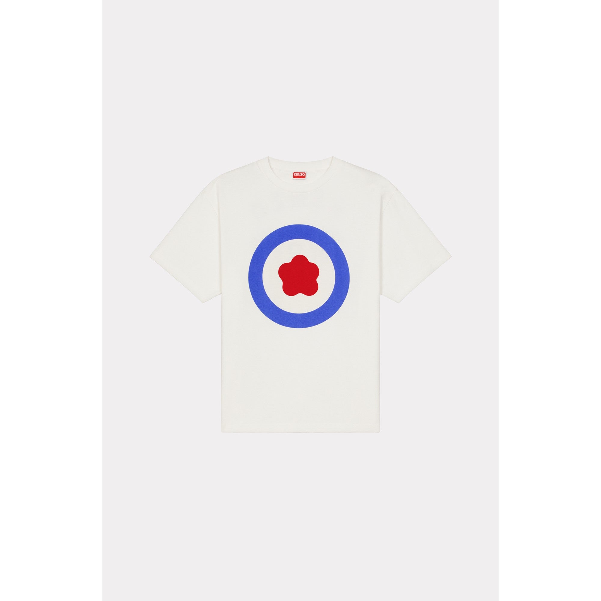 Men Kenzo Target Oversize T-Shirt - Off White