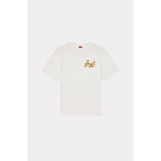 Men Kenzo Archive Ov Logo T-Shirt - Off White