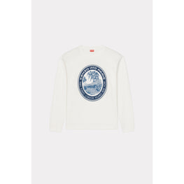 Men Kenzo Tiger Patch Classic T-S - Off White