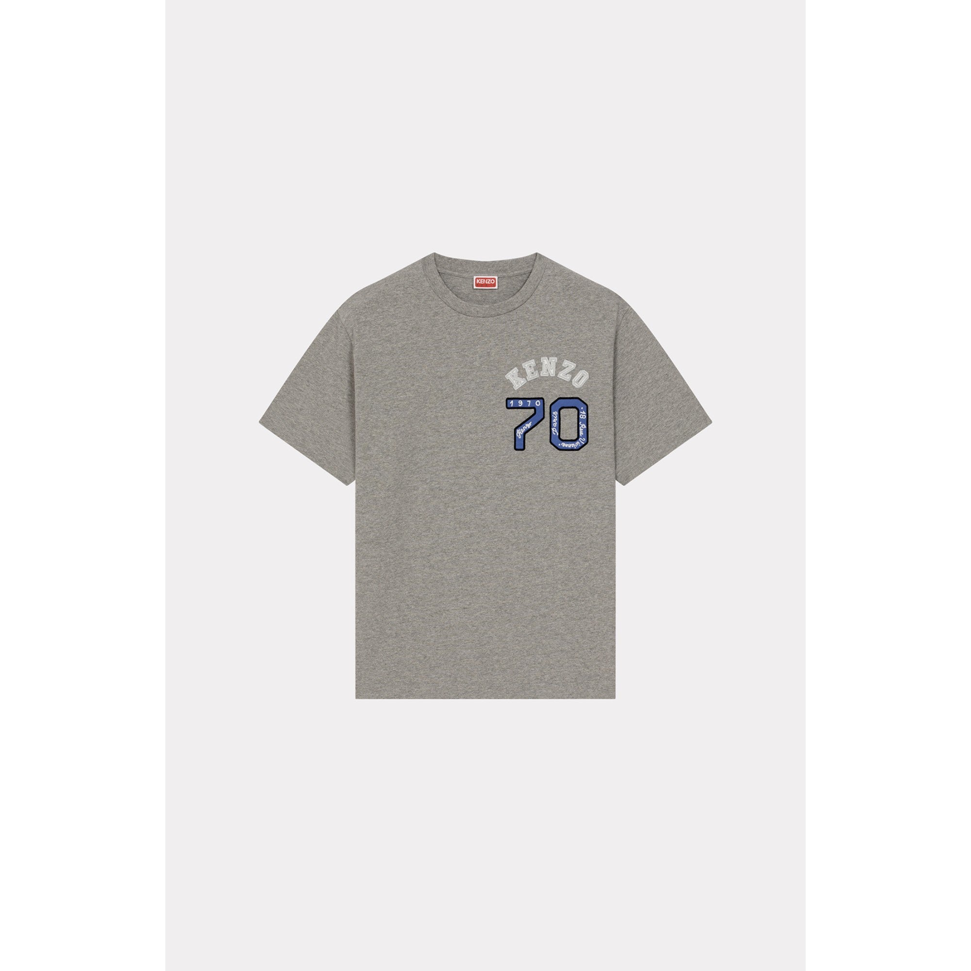 Men Kenzo Academy Classic T-Shirt - Pearl Grey