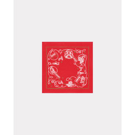 Men Printed Bandana - Cherry