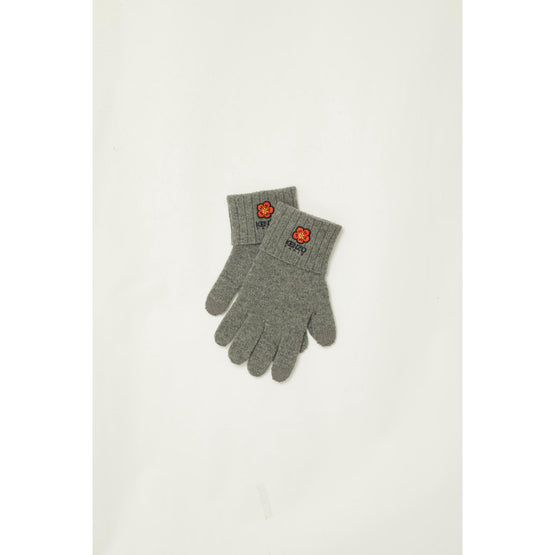 Men Short Gloves - Pearl Grey