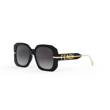 Women Fendigraphy - Shiny Black / Gradient Smoke