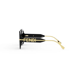 Women Fendigraphy - Shiny Black / Gradient Smoke