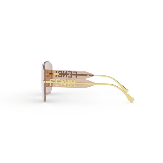 Women Fendigraphy - Shiny Endura Gold / Bordeaux