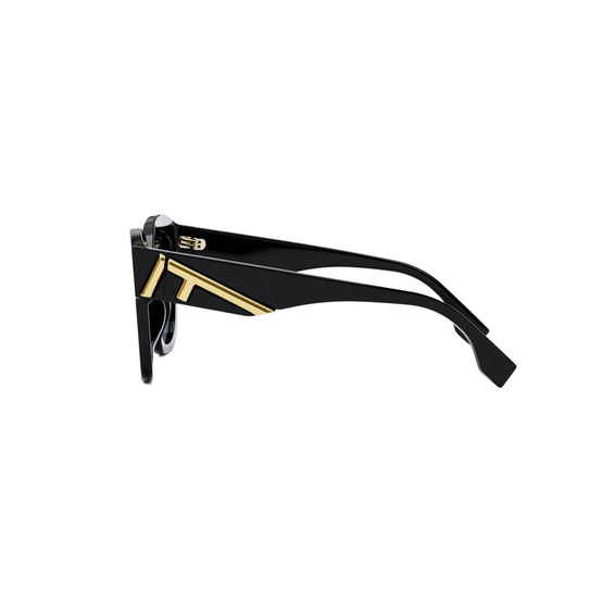 Women Fendi First - Shiny Black / Gradient Blue