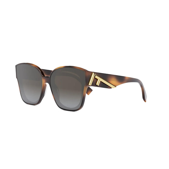 Women Fendi First - Blonde Havana / Gradient Smoke