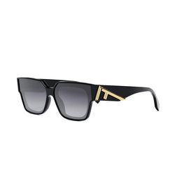 Women Fendi First - Shiny Black / Gradient Smoke