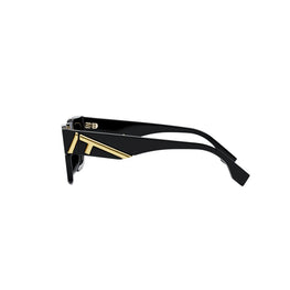 Women Fendi First - Shiny Black / Gradient Smoke