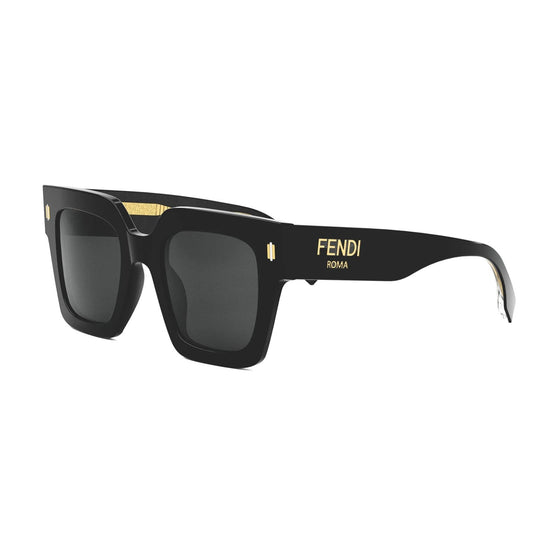 Women Fendi Roma - Shiny Black / Smoke
