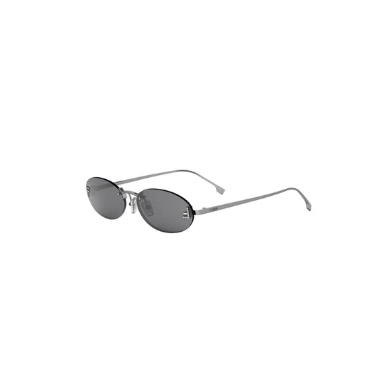 Women Fendi First Crystal - Shiny Dark Ruthenium / Smoke