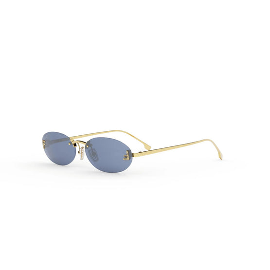 Women Fendi First Crystal - Shiny Endura Gold / Blue