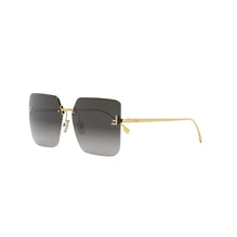 Women Fendi First Crystal - Shiny Endura Gold / Gradient Smoke
