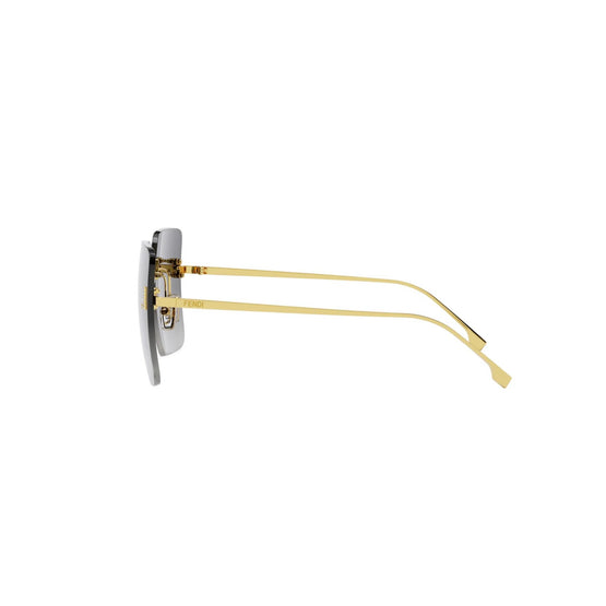 Women Fendi First Crystal - Shiny Endura Gold / Gradient Smoke