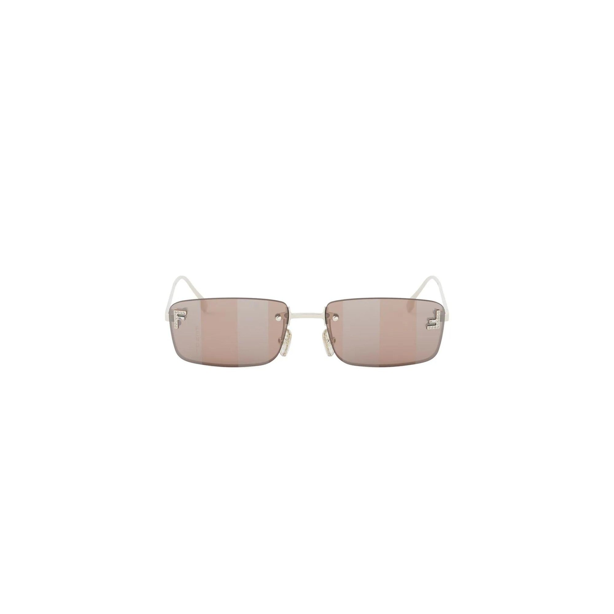 Women Fendi First Crystal - Gold / Brown Mirror