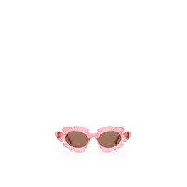 Women Flower Sunglasses - Coral Pink