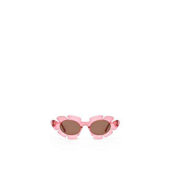 Women Flower Sunglasses - Coral Pink