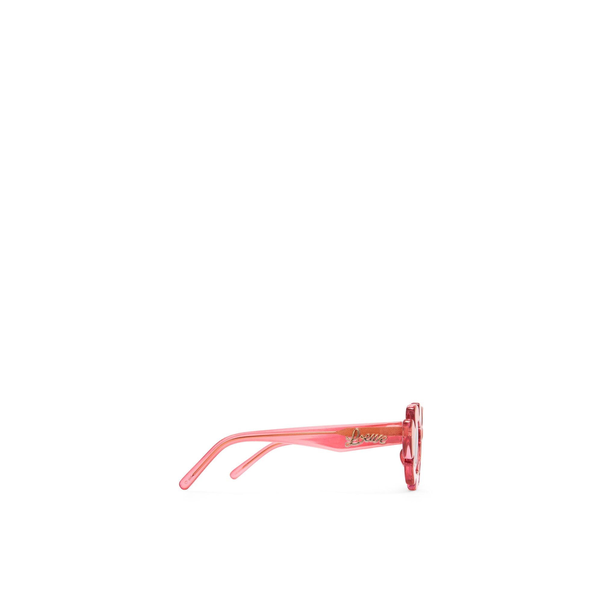 Women Flower Sunglasses - Coral Pink