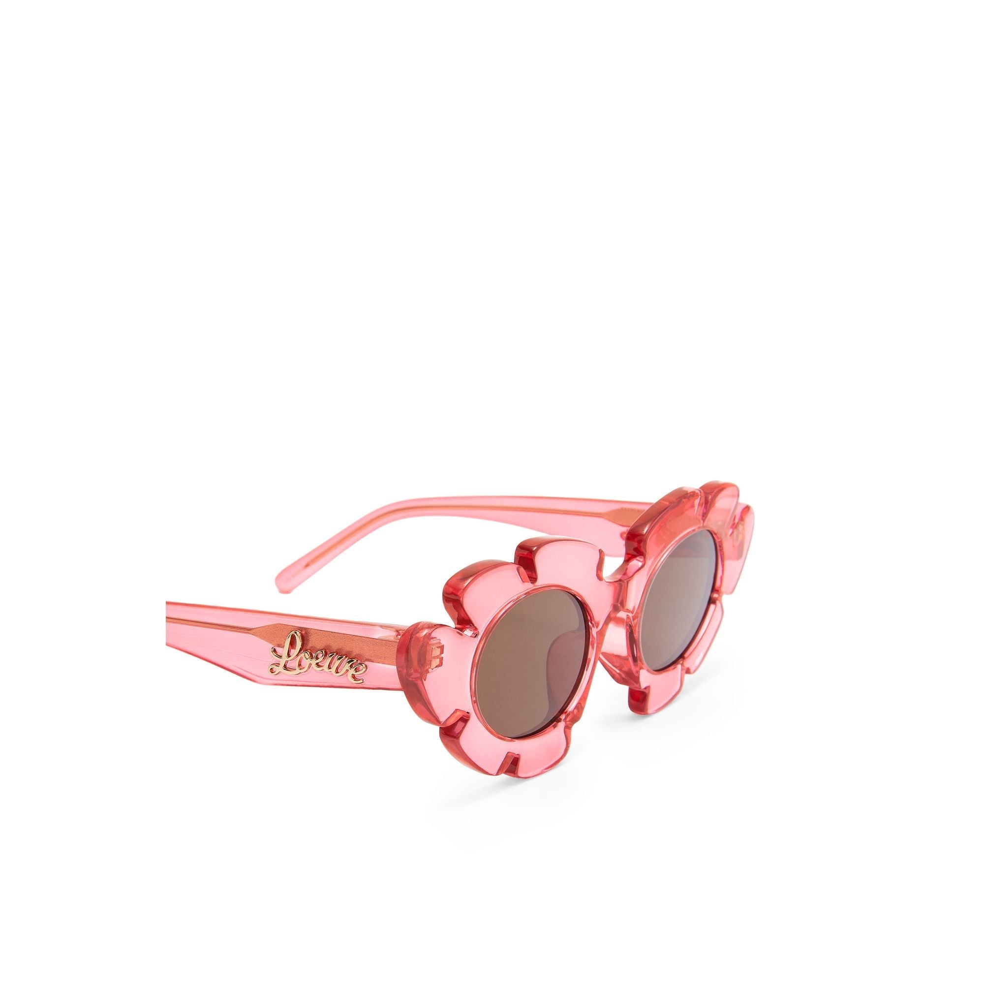 Women Flower Sunglasses - Coral Pink