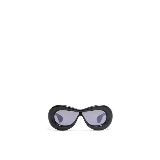 Women Inflated Mask Sunglasses - Black