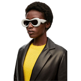 Women Inflated Mask Sunglasses - Grey