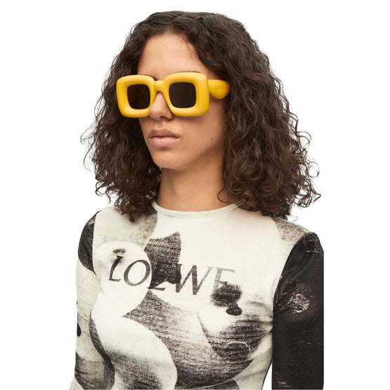 Women Inflated Rectangular - Yellow