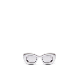 Women Inflated Butterfly - Silver/Grey