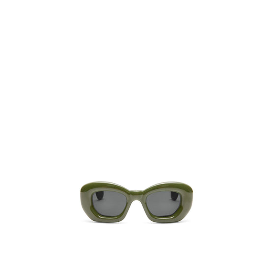 Women Inflated Butterfly - Dark Green