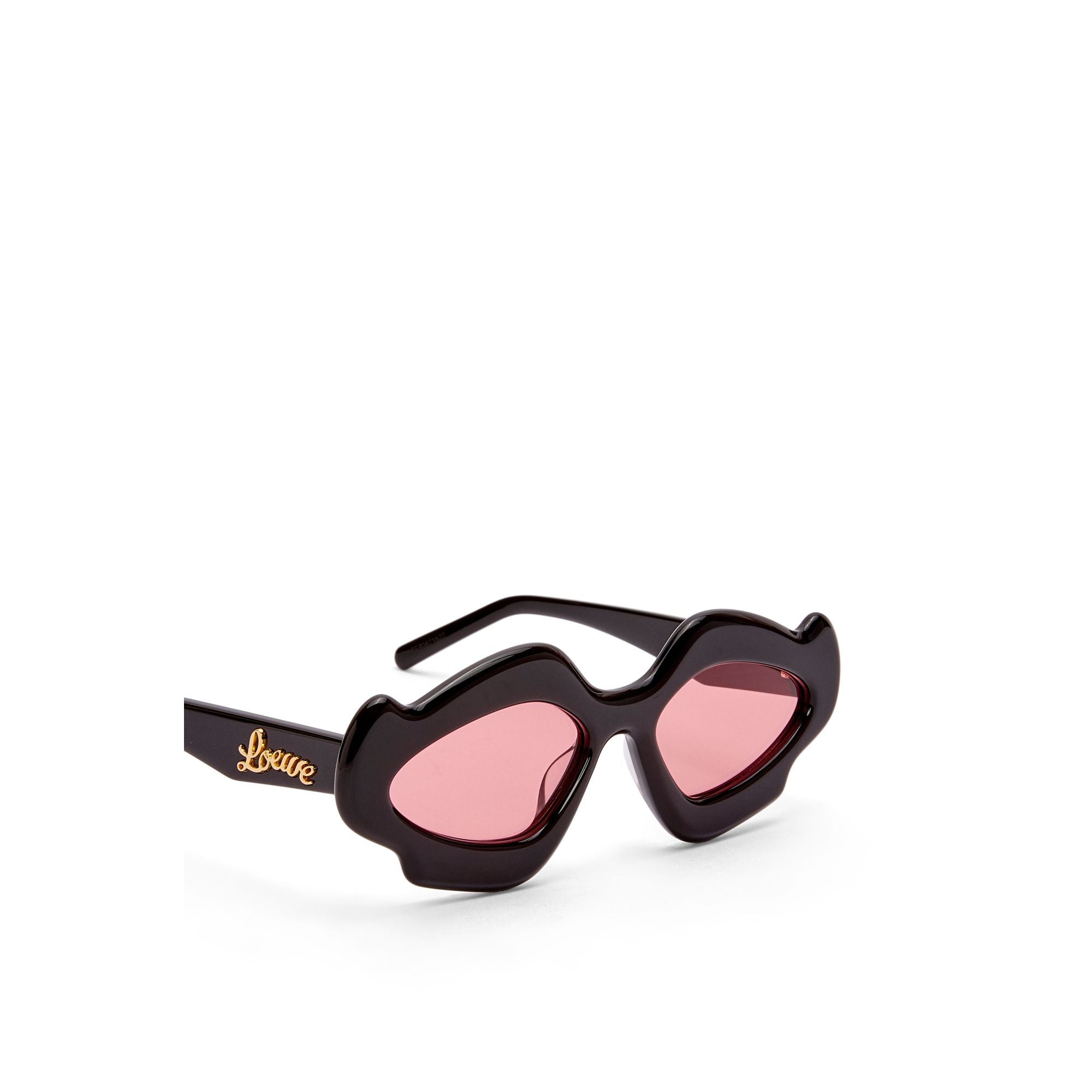 Women Flame Sunglasses - Shiny Black
