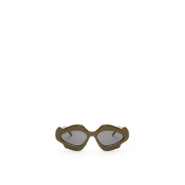 Women Flame Sunglasses - Shiny Khaki