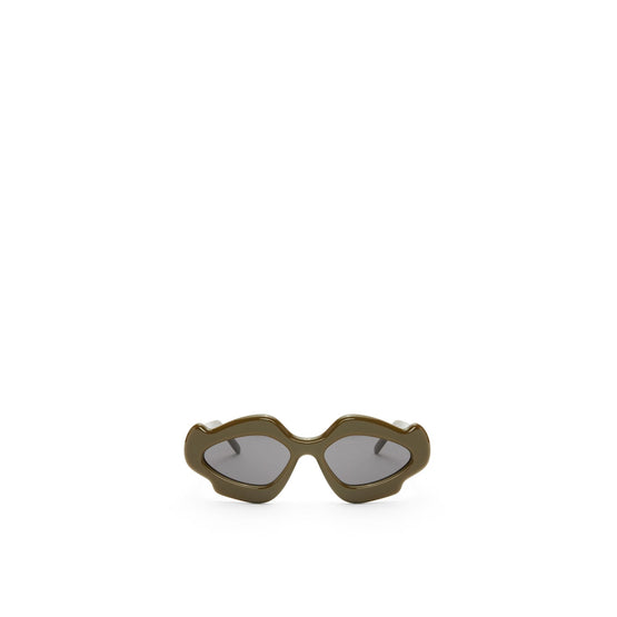 Women Flame Sunglasses - Shiny Khaki