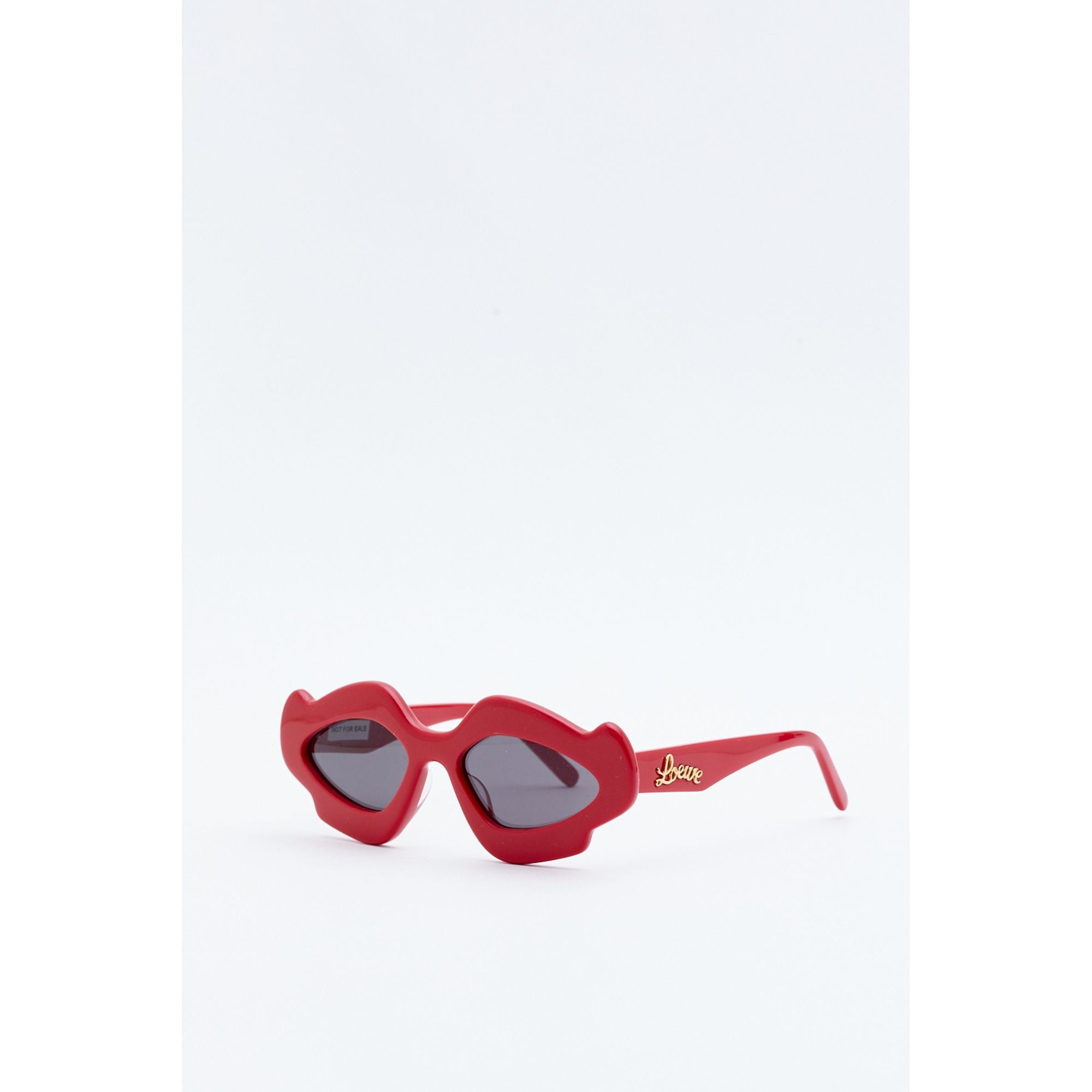 Women Flame Sunglasses - Shiny Red