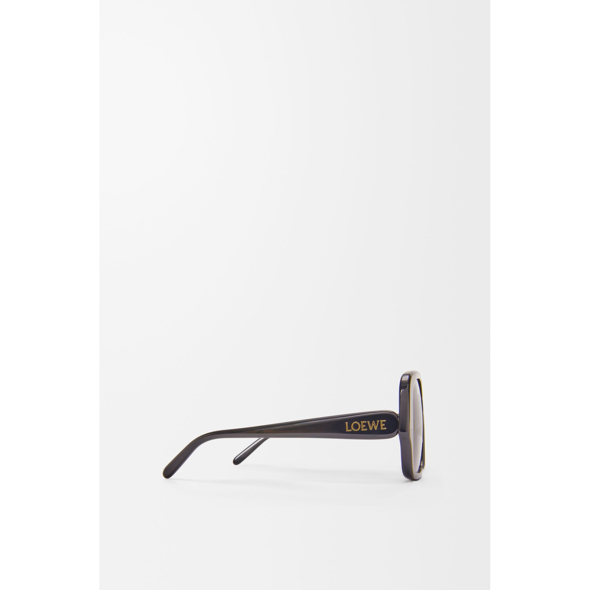 Women Square Slim Sunglasses - Black