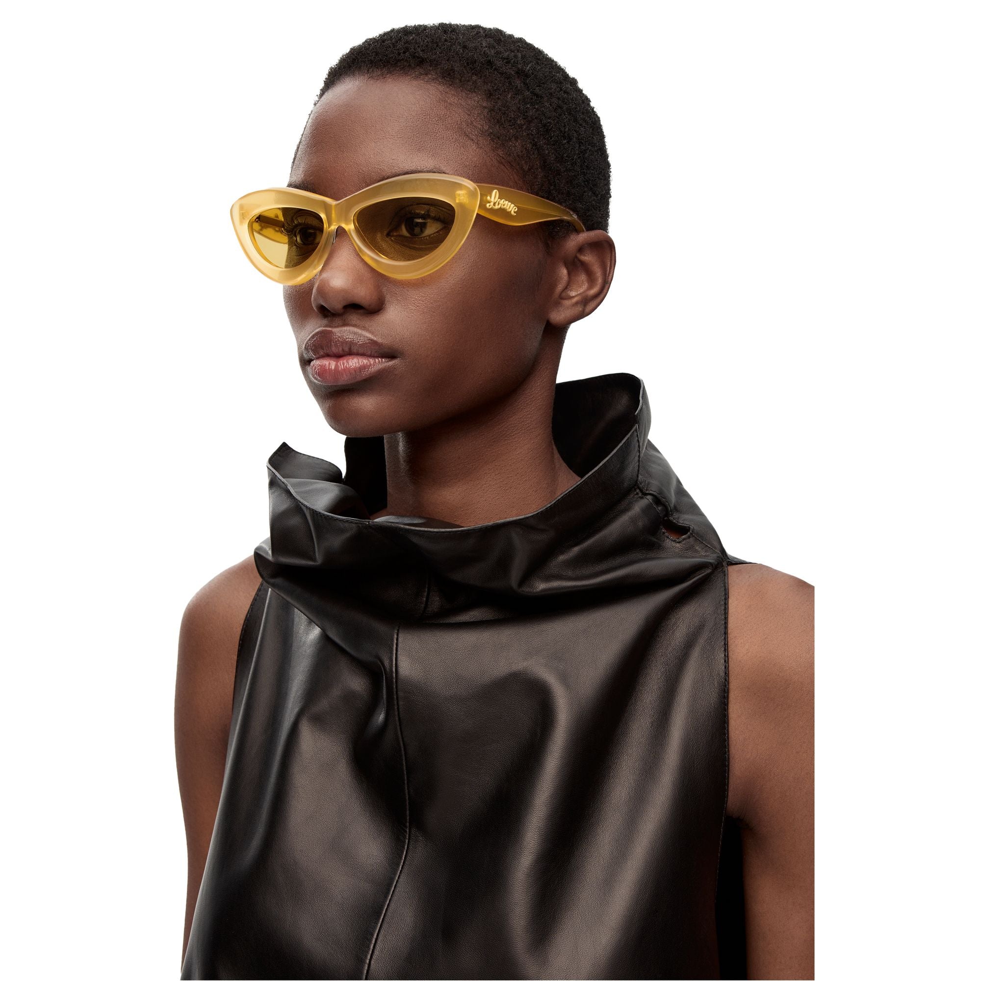 Women Cateye Sunglasses - Canary Yellow