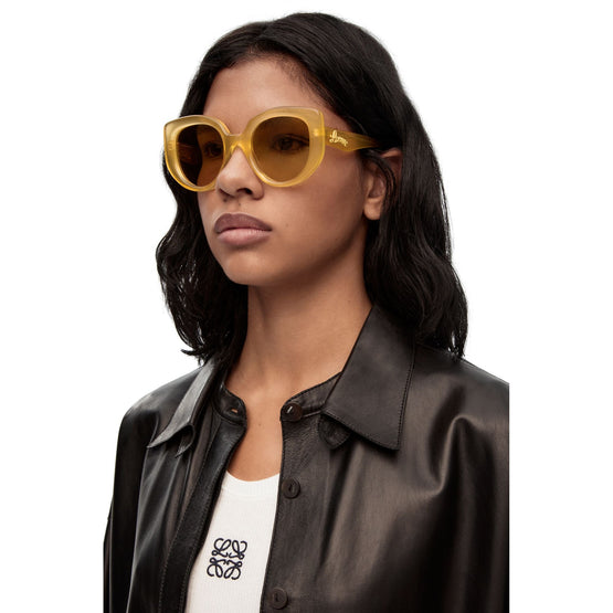 Women Butterfly Sunglasses - Canary Yellow