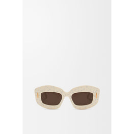 Women Smooth PavÃ© Screen Sunglasses - Ivory