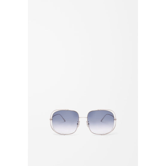 Women Metal Cutout Square - Gradient Blue